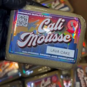 Cali Mousse Hash with a soft texture and rich resin profile